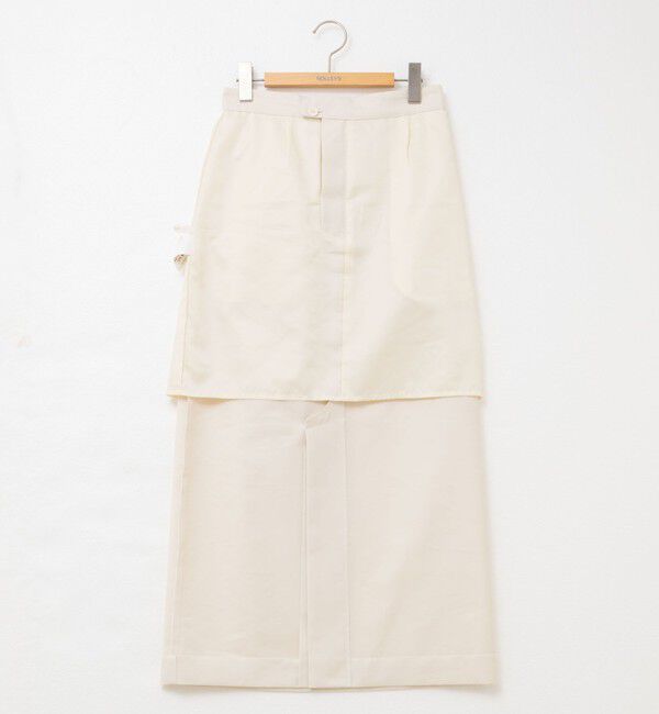 NOLLEY'S「ウォッシャブル撥水ツイルチノスカート」|スカート|
