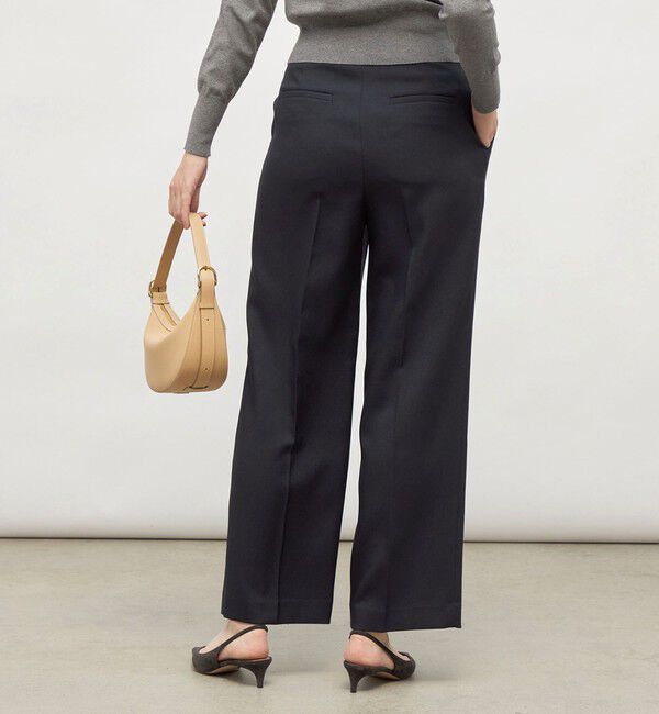 NOLLEY'S「《セットアップ対応》ウォッシャブルウール調セミワイドパンツ」|その他|