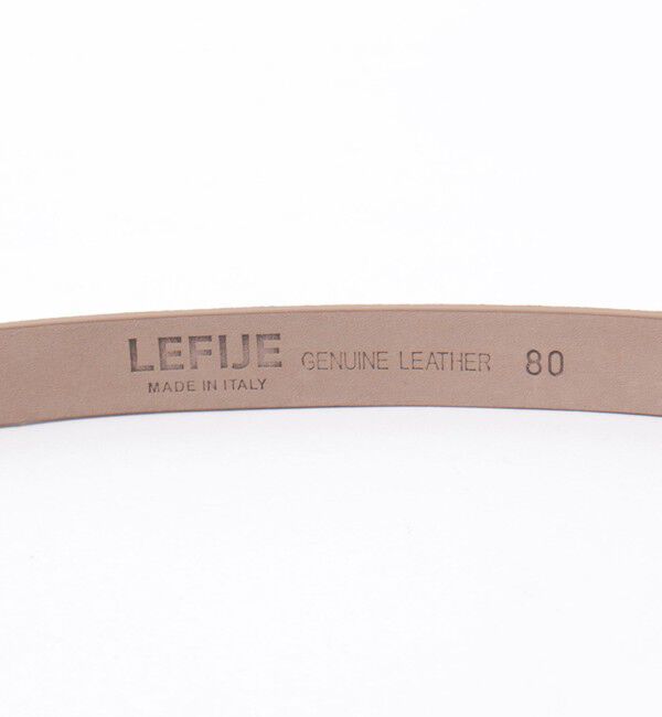 NOLLEY'S「【LEFIJE/レフィエ】スクエアボリュームバックルスエード」|ベルト|