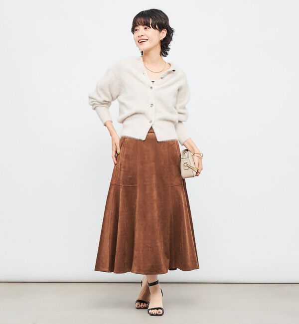 Laraaji「FOXカシミヤボックス袖2WAYカーディガン」|カーディガン|