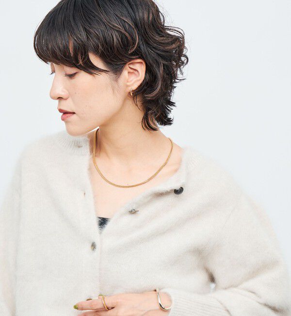 Laraaji「FOXカシミヤボックス袖2WAYカーディガン」|カーディガン|