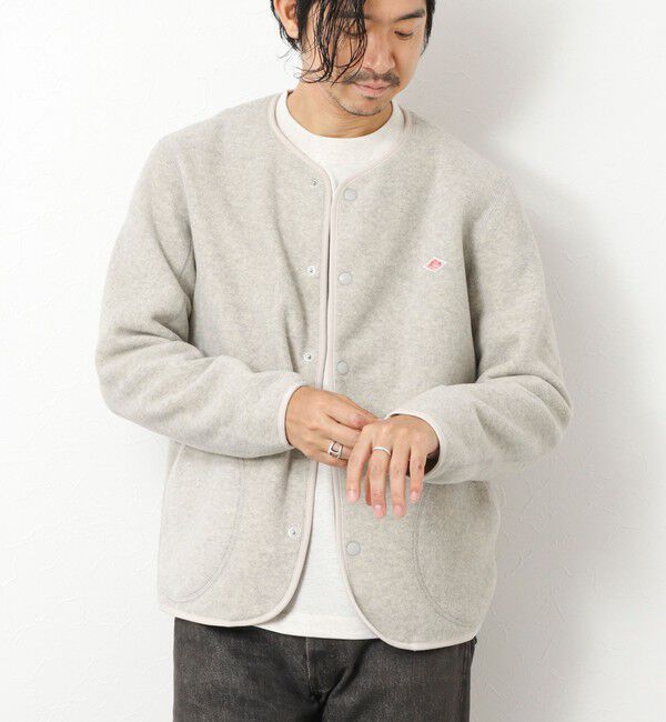NOLLEY'S goodman「【DANTON/ダントン】JD-8939 FLEECE COLLARLESS JACKET 25AW」|ブルゾン・スタジャン|