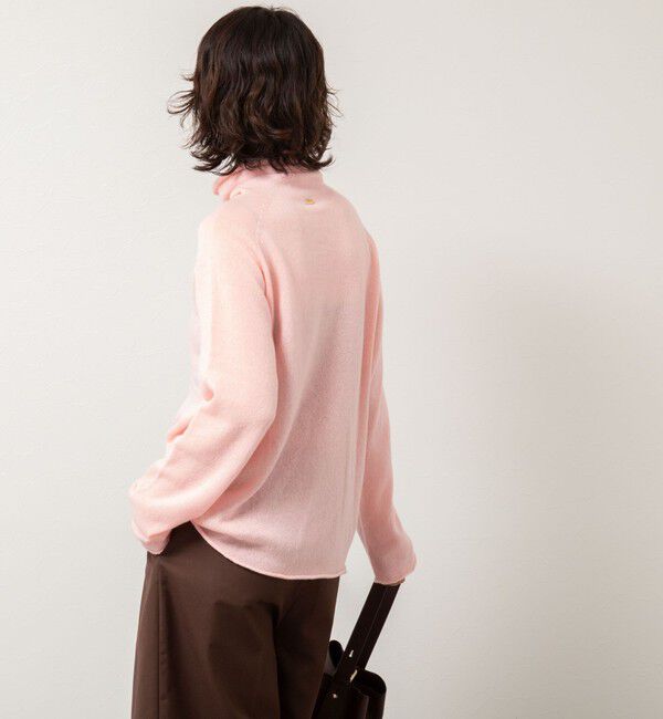 Rie Miller「【WEB&一部店舗限定】PUREカシミヤタートルネックニット」|ニット・セーター|