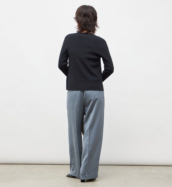 NOLLEY'S sophi「《アンサンブル対応》《手洗い可能》カシミヤ混リブVネックカーディガン」|カーディガン|