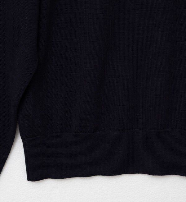 NOLLEY'S「《手洗い可能》16Gマレー襟付きカーディガン」|カーディガン|