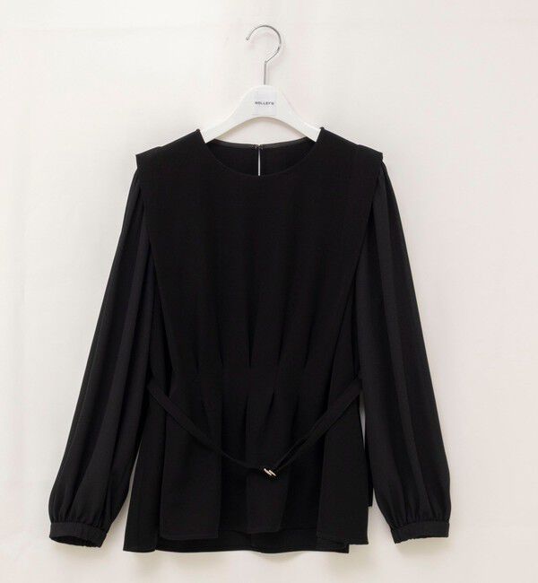 NOLLEY'S「《セットアップ対応》ウォッシャブルダブルクロスブラウス」|シャツ・ブラウス|