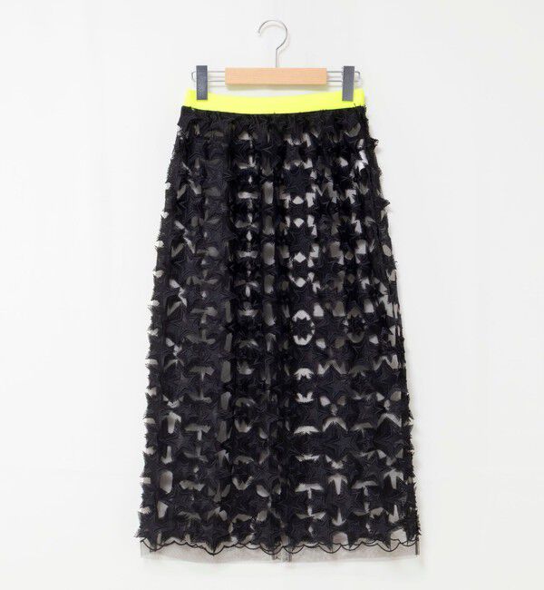 Rie Miller「45th limited editionウォッシャブルスターフリンジタイトスカート」|タイト|