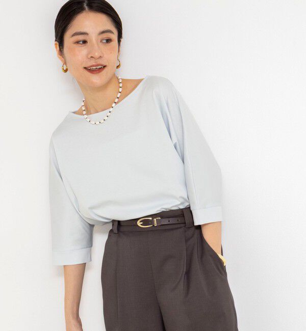 NOLLEY'S「ウォッシャブルドルマンTシャツ」|Tシャツ・カットソー|