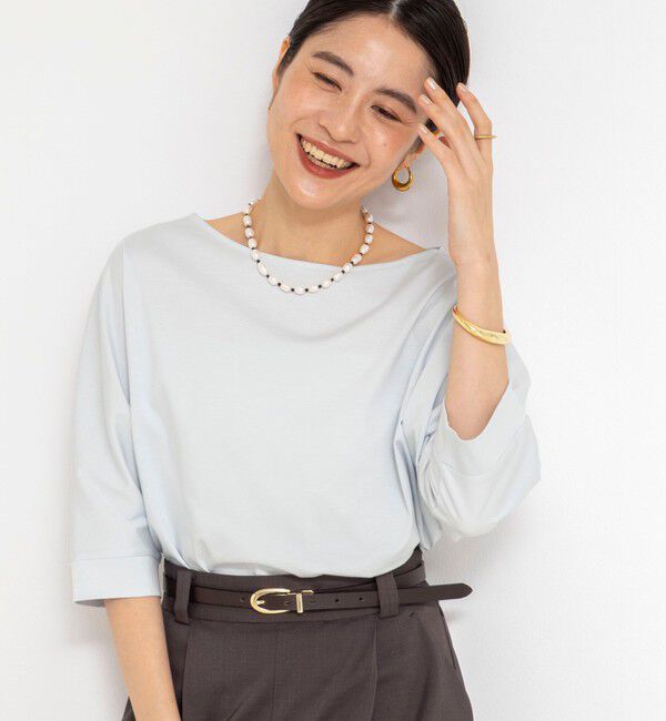 NOLLEY'S「ウォッシャブルドルマンTシャツ」|Tシャツ・カットソー|