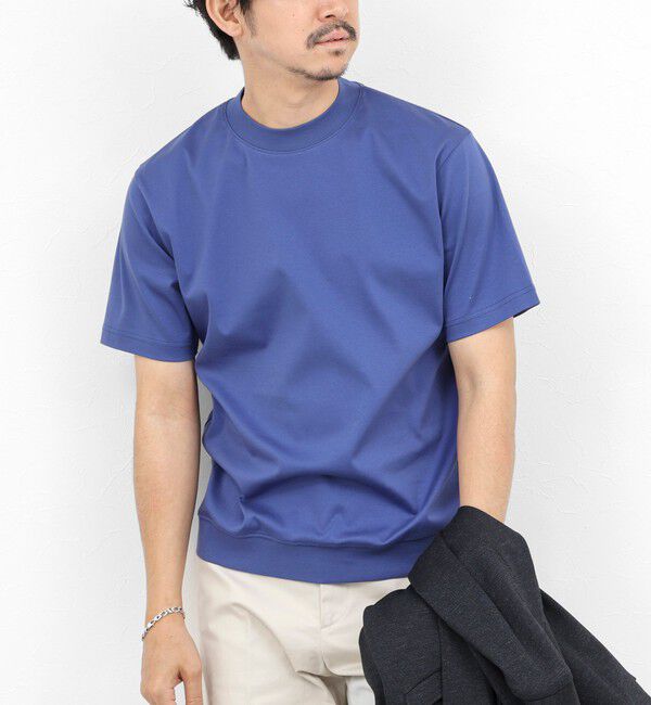NOLLEY'S goodman「《ビジカジ対応》シルケットスムース クルーネックドレスTシャツ 26SS」|Tシャツ・カットソー|