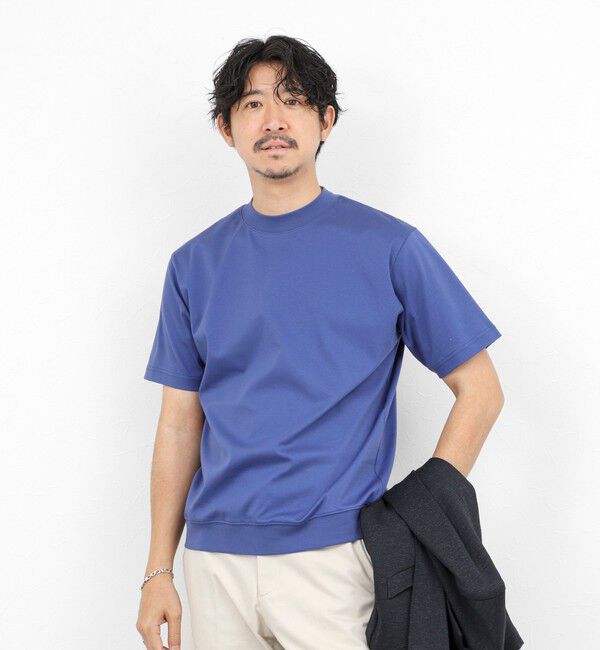 NOLLEY'S goodman「《ビジカジ対応》シルケットスムース クルーネックドレスTシャツ 26SS」|Tシャツ・カットソー|