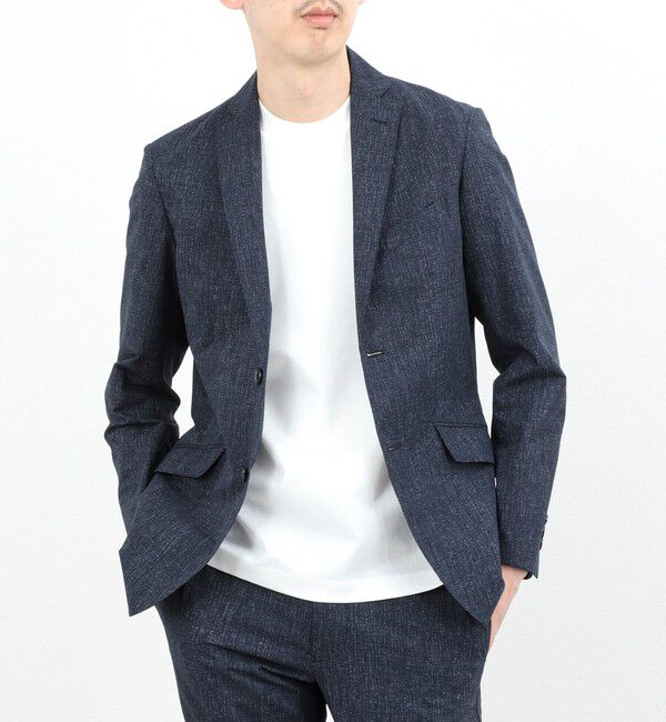NOLLEY'S goodman「《ビジカジ/セットアップ対応》COOLDOTS JK/クールドッツ テーラードジャケット 26SS」|テーラードジャケット|インディゴブルー