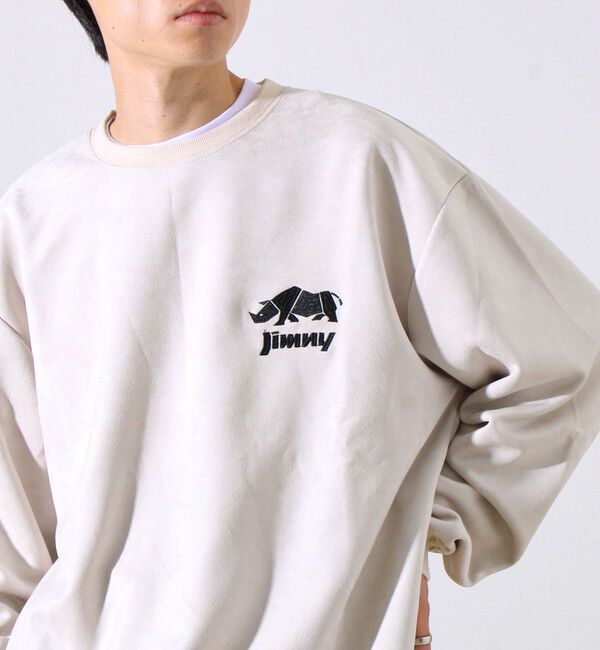 GLOSTER「【ロングセラーコラボ】ジムニー&times;GLOSTER フェイクスエードプルオーバー」|スウェット・ジャージ|