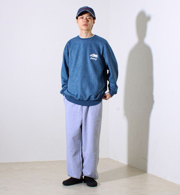 GLOSTER「【ロングセラーコラボ】ジムニー&times;GLOSTER フェイクスエードプルオーバー」|スウェット・ジャージ|