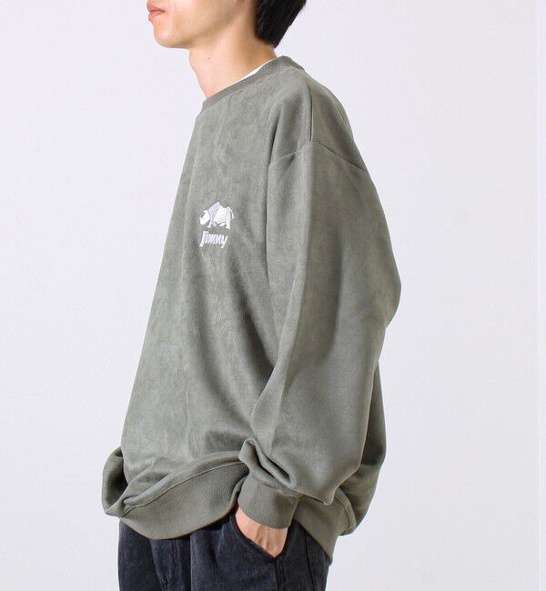 GLOSTER「【ロングセラーコラボ】ジムニー&times;GLOSTER フェイクスエードプルオーバー」|スウェット・ジャージ|