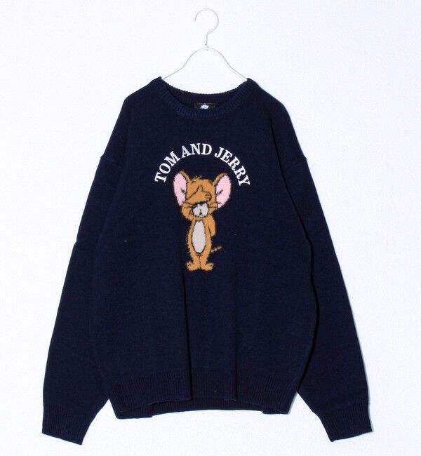 GLOSTER「【MICKEY&JERRY】UNISEX シャギージャガードニット」|ニット・セーター|