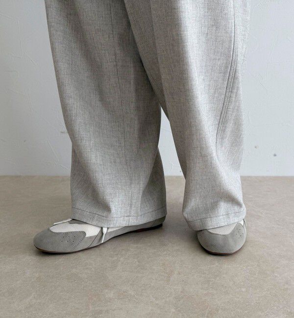 fredy emue「ウールライクイージーワークパンツ」|チノ|