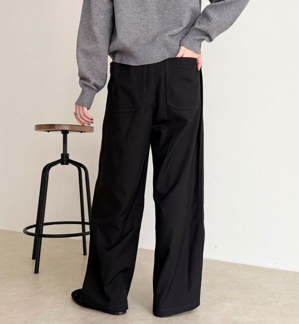 fredy emue「ウールライクイージーワークパンツ」|チノ|