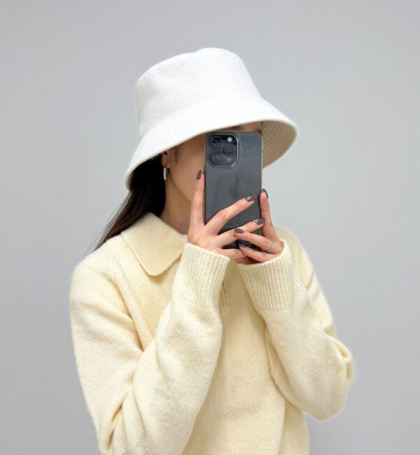 fredy emue「ステッチバスクハット」|ハット|オフホワイト