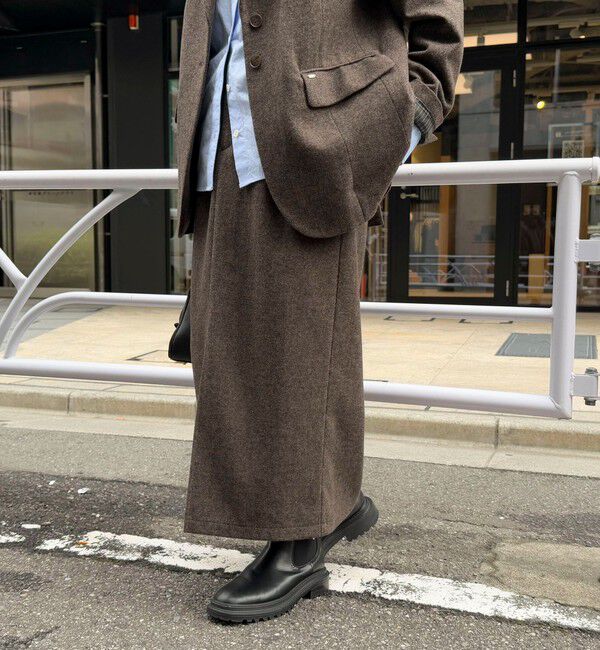 fredy emue「《セットアップ対応》ツィードタイトスカート」|タイト|