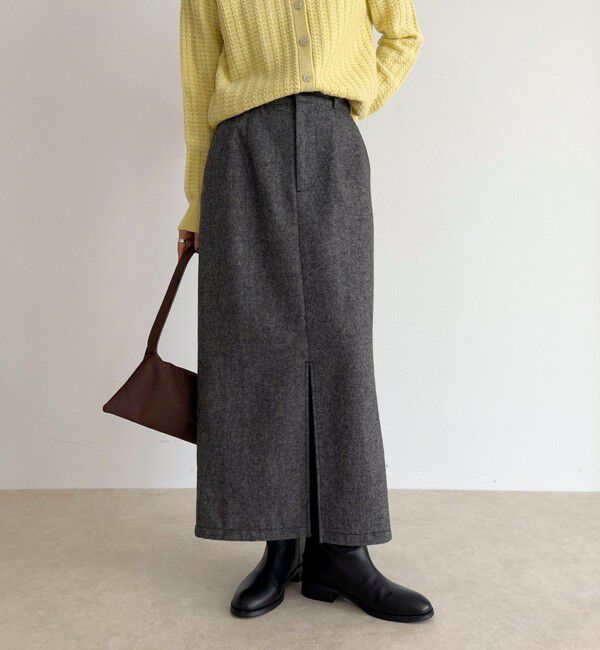 fredy emue「《セットアップ対応》ツィードタイトスカート」|タイト|