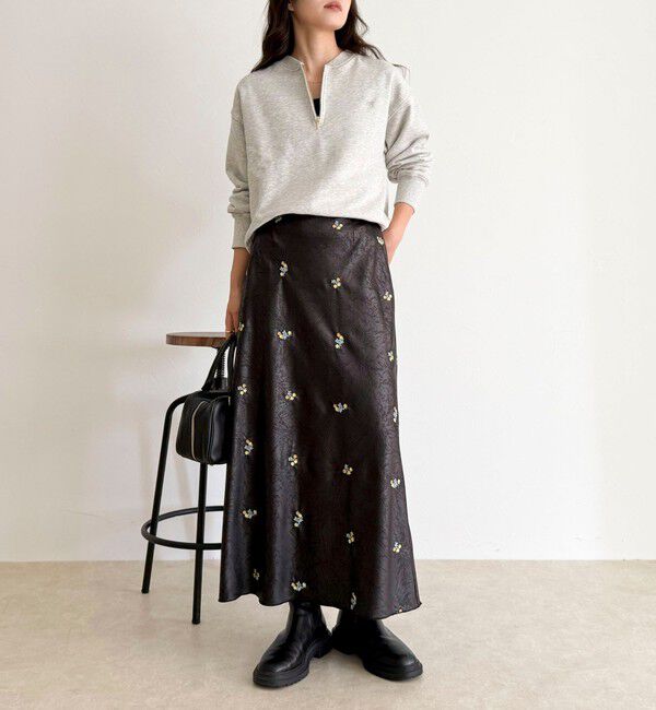 fredy emue「ハーフジップ裏毛スウェット」|スウェット・ジャージ|