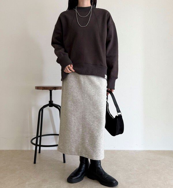 fredy emue「ソフトニットメルトンスカート」|スカート|
