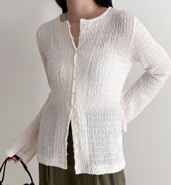 fredy emue「シャーリングカットブラウス」|Tシャツ・カットソー|