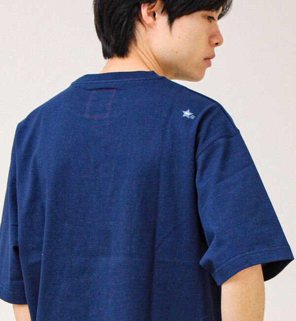 GLOSTER「【BOY刺繍】裏グラデーション ワンポイント半袖Tシャツ」|Tシャツ・カットソー|