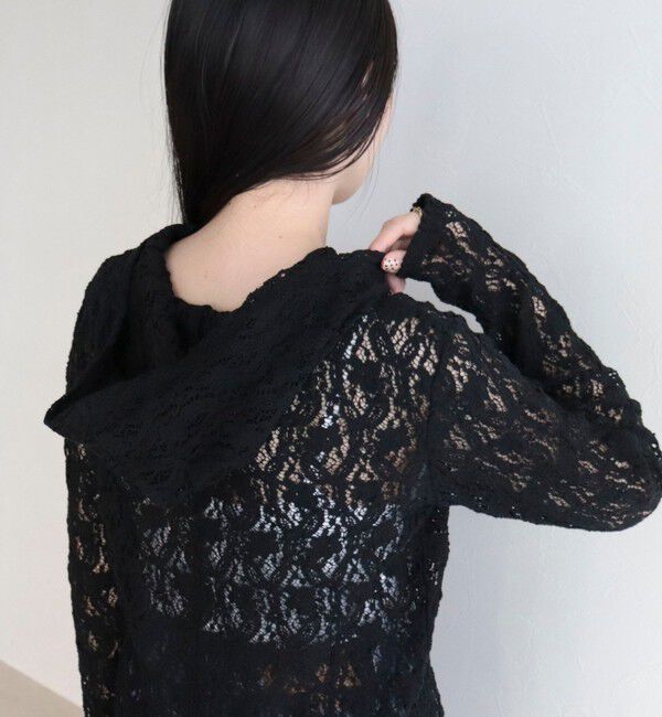 fredy emue「コットンレースフーディ」|Tシャツ・カットソー|