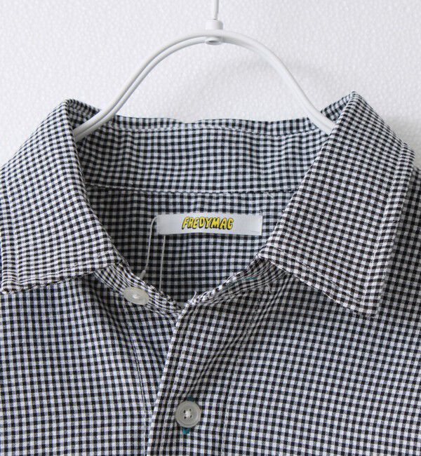 FREDY MAC「【FREDYMAC/フレディマック】シアサッカーチェックシャツ」|シャツ・ブラウス|