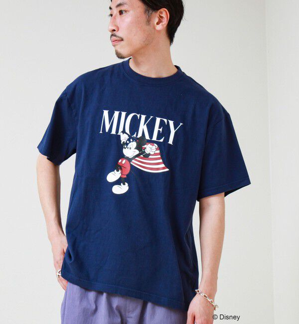 GLOSTER「【GOOD ROCK SPEED】MICKEY / ミッキーマウス プリントTシャツ」|Tシャツ・カットソー|