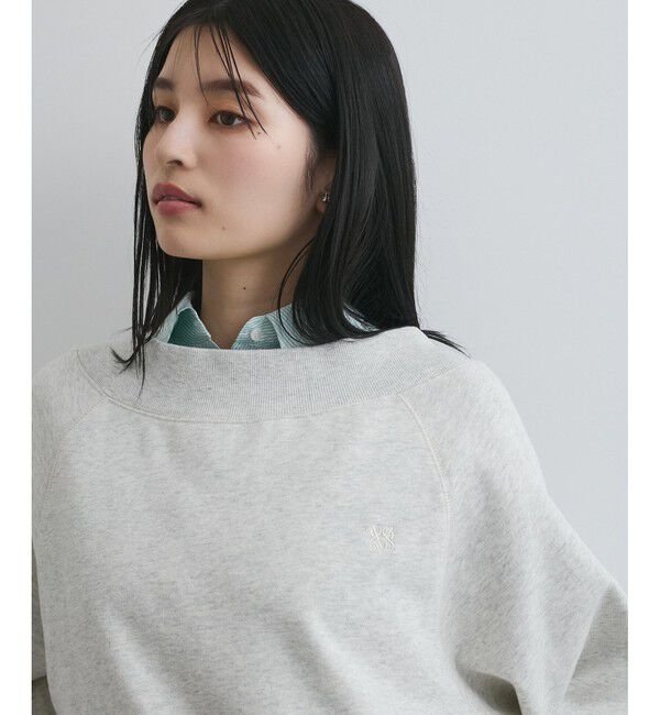 VIS「【2WAY】ワンオフショルダー胸刺繍スウェットプルオーバー」|スウェット・ジャージ|
