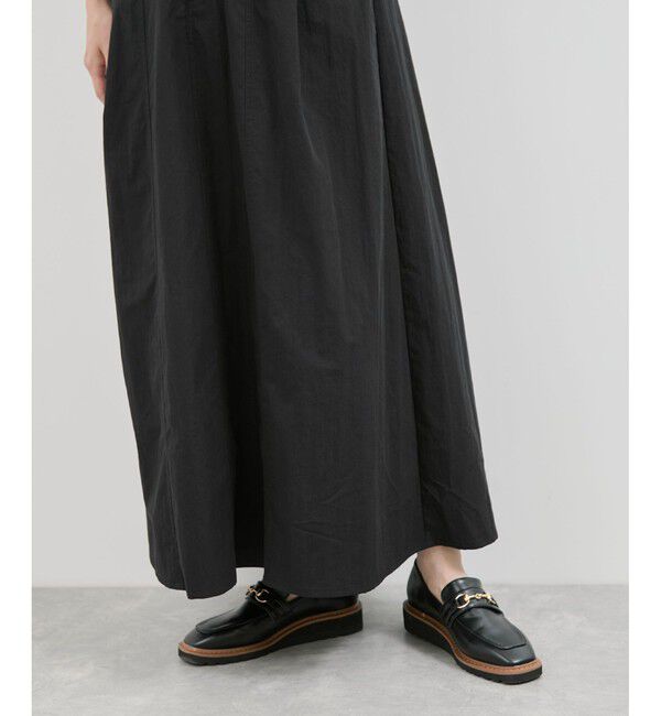 VIS「ウエスト切替デザインフレアスカート」|スカート|