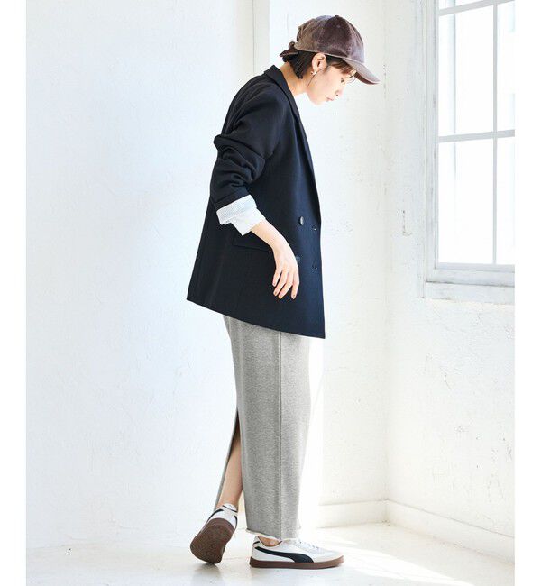 VIS「ミニ裏毛ナロースカート」|スカート|