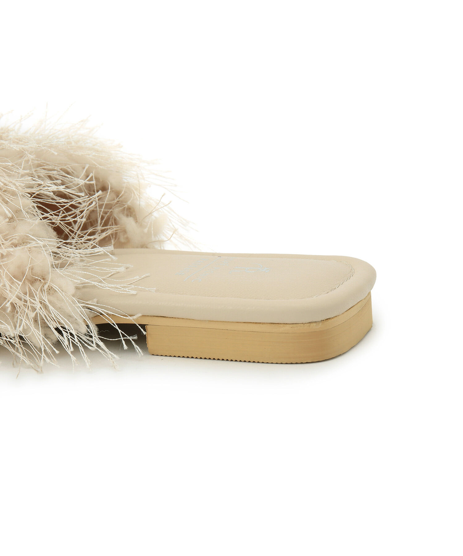 ROPE PICNIC PASSAGE「フリンジファーフラットサンダル」|サンダル|