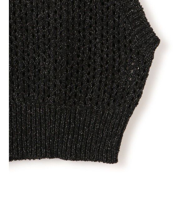 Rope&rsquo;Picnic「透かし編みラメニットベスト」|ベスト・ジレ|