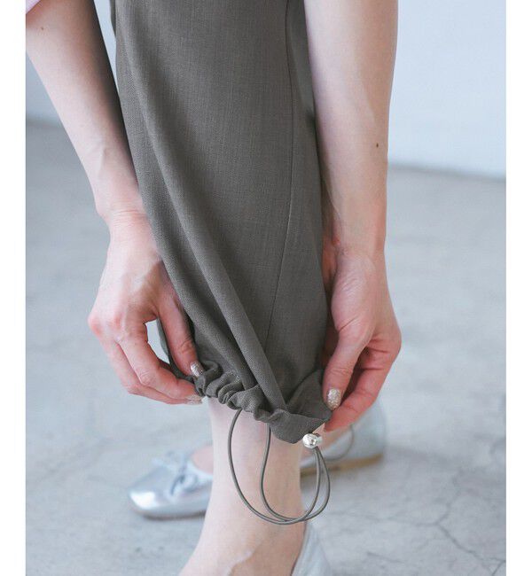 Rope&rsquo;Picnic「ドロストリラックスイージーワイドパンツ」|チノ|