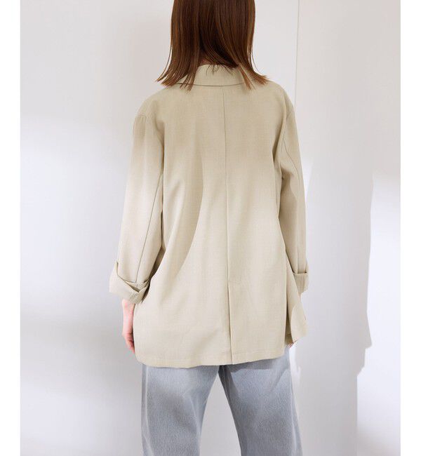 Rope&rsquo;Picnic「【接触冷感・UVカット・速乾】【リネンライク・シリーズ】シアーテーラードジャケット/セットアップ対応」|テーラードジャケット|