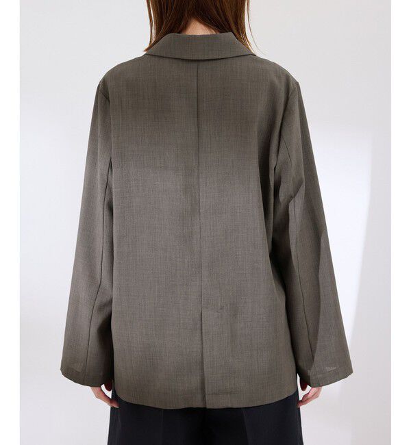 Rope&rsquo;Picnic「【接触冷感・UVカット・速乾】【リネンライク・シリーズ】シアーテーラードジャケット/セットアップ対応」|テーラードジャケット|