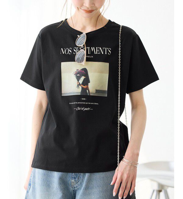 Rope&rsquo;Picnic「【UVカット・洗濯機OK・接触冷感】RENUアソートフォトTシャツ/リンクコーデ・新色追加」|Tシャツ・カットソー|