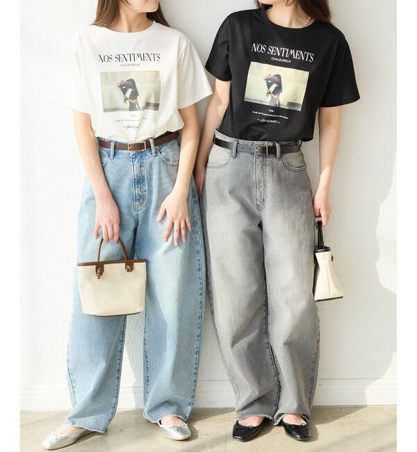 Rope&rsquo;Picnic「【UVカット・洗濯機OK・接触冷感】RENUアソートフォトTシャツ/リンクコーデ・新色追加」|Tシャツ・カットソー|