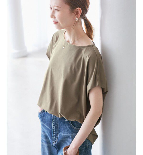 Rope&rsquo;Picnic「マルチファンクション二の腕すっきり見えカットトップス」|Tシャツ・カットソー|