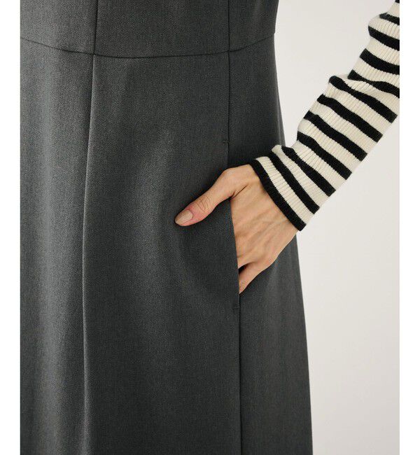 Rope&rsquo;Picnic「キーネックジャンパースカート」|ワンピース|