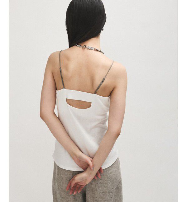 ADAM ET ROPE'「カップ付きカラーブレードキャミソール」|キャミソール|