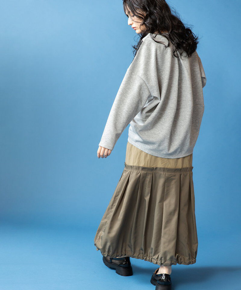  「レースモチーフVネックプルオーバー」|Tシャツ・カットソー|