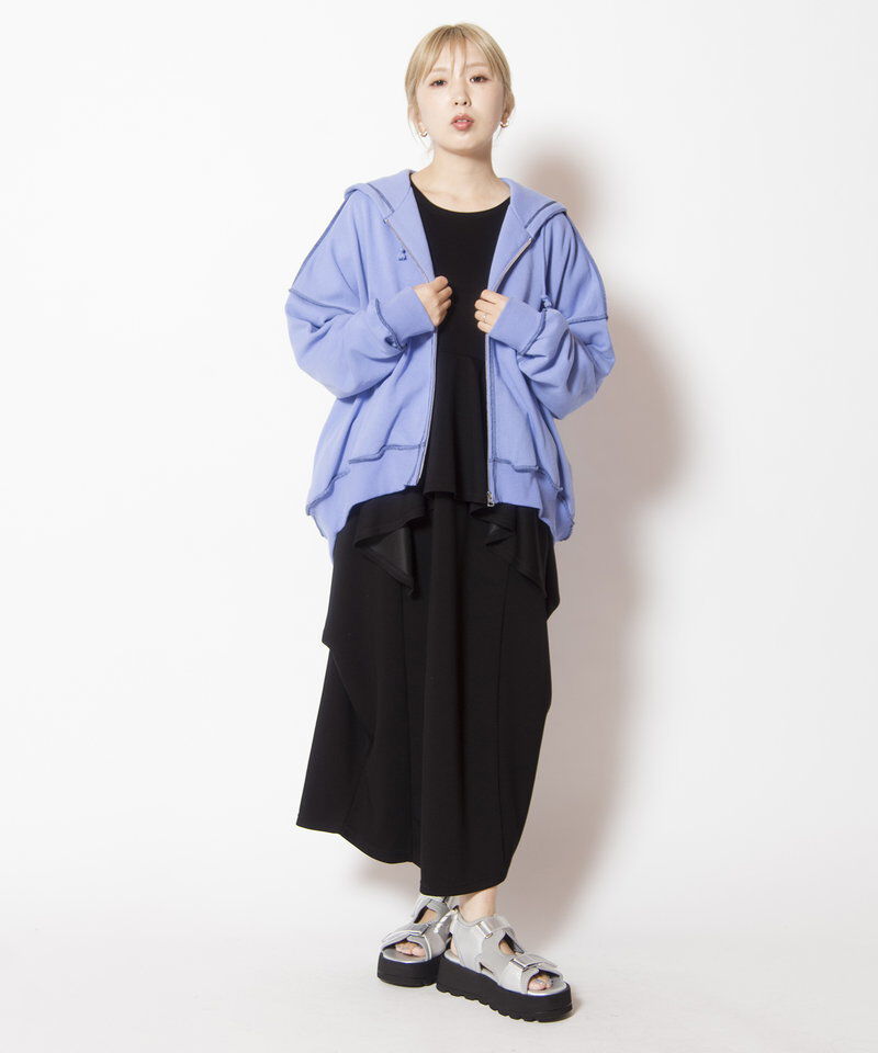  「バックツイストパーカ」|パーカー|