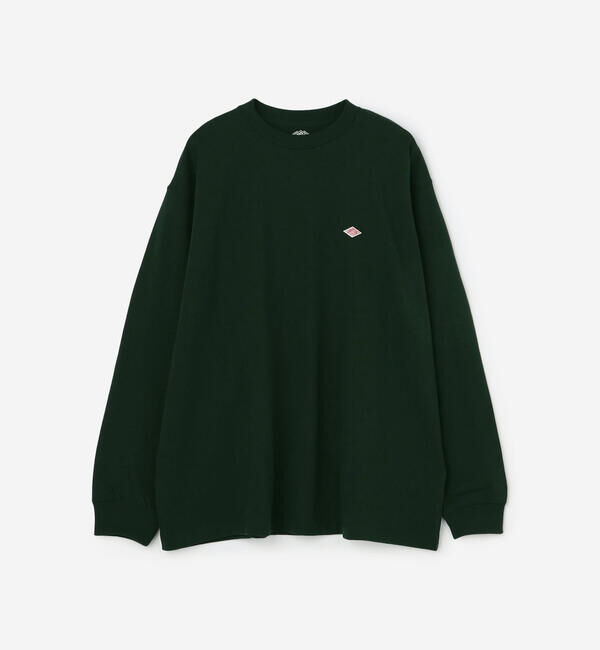 DANTON「DANTON | クルーネック 長袖Tシャツ MEN」|Tシャツ・カットソー|DKGREEN