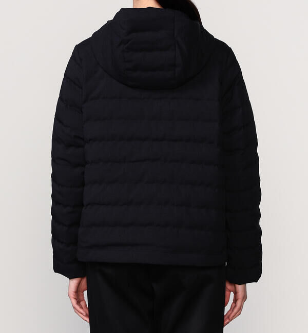 DANTON「DANTON | ウールライク フードダウンジャケット WOMEN」|ダウン|