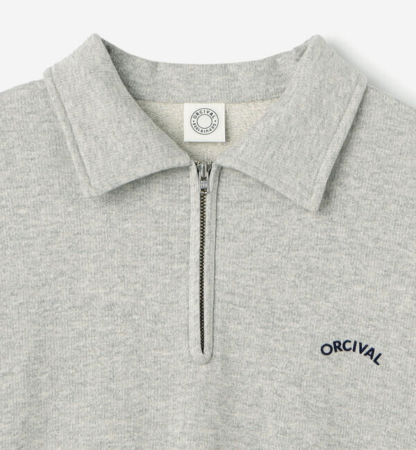 ORCIVAL「ORCIVAL | コットン裏毛 ハーフジッププルオーバー MEN」|スウェット・ジャージ|